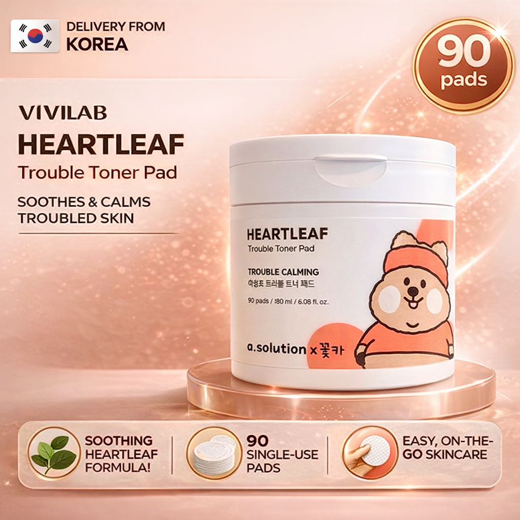 [a.solution] Heartleaf Trouble Toner Pad 90 แผ่น X 2 / Korean Toner Pad / Skin Purifying โดยร้านเดลล