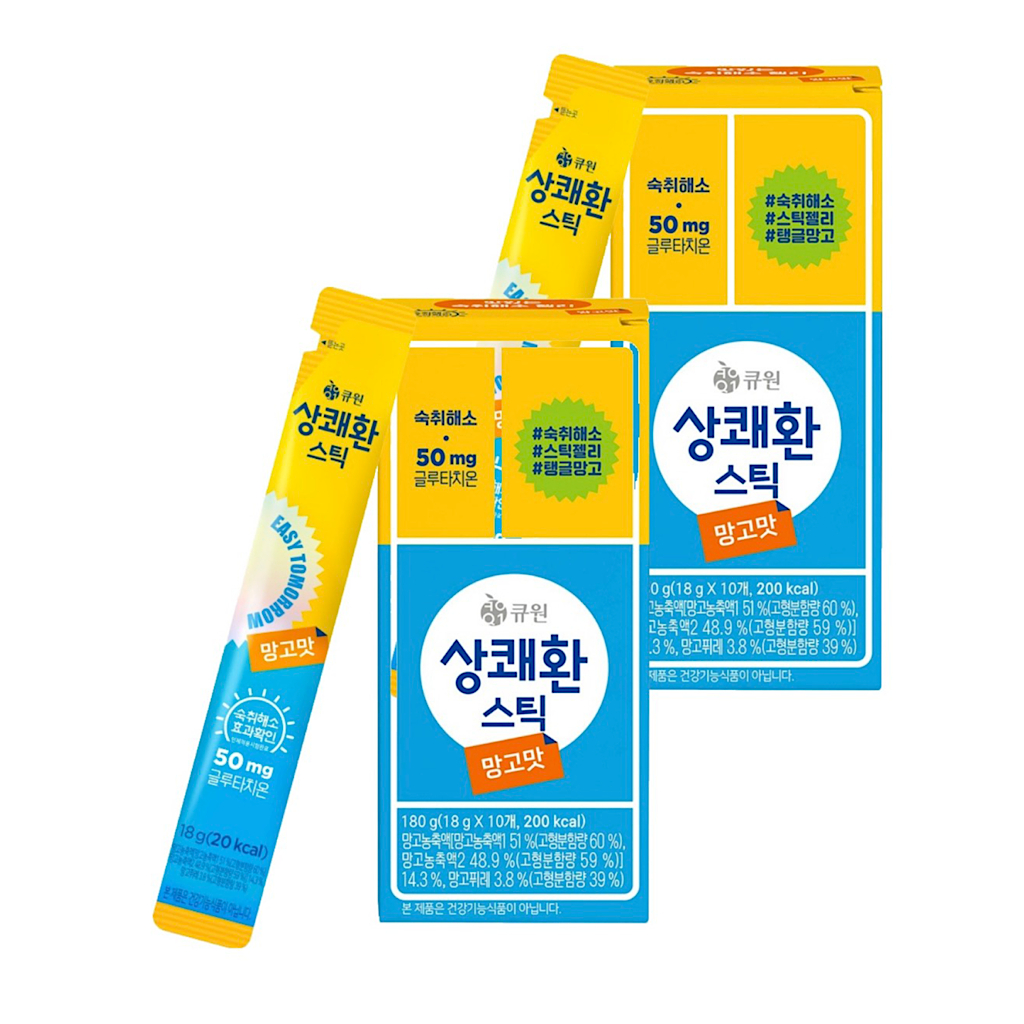 Easy Tomorrow Mango Hangover Relief Jelly Stick 18g x 10 เจลลี่เครื่องดื่มเกาหลี