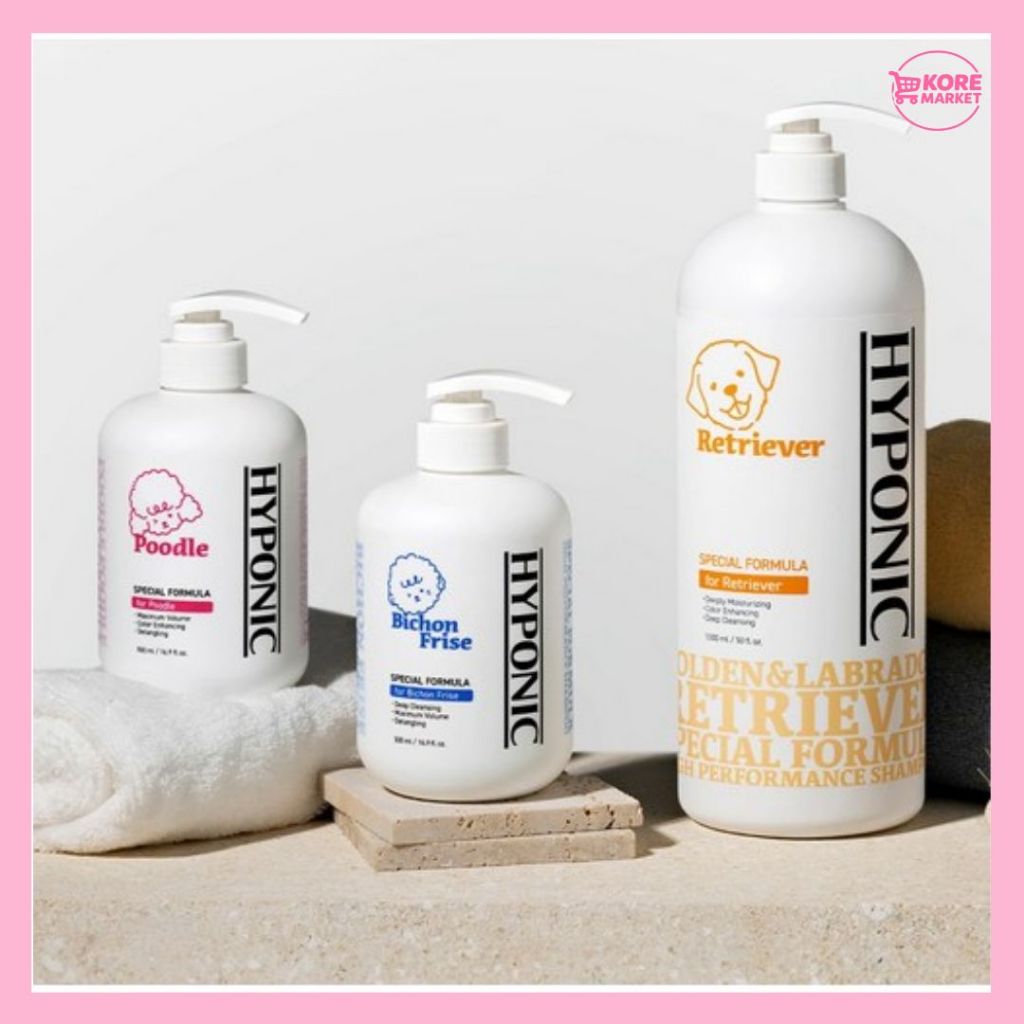 HYPONIC LOW IRRITATION DOG แชมพูสําหรับ POODLE & BICHON 500ML