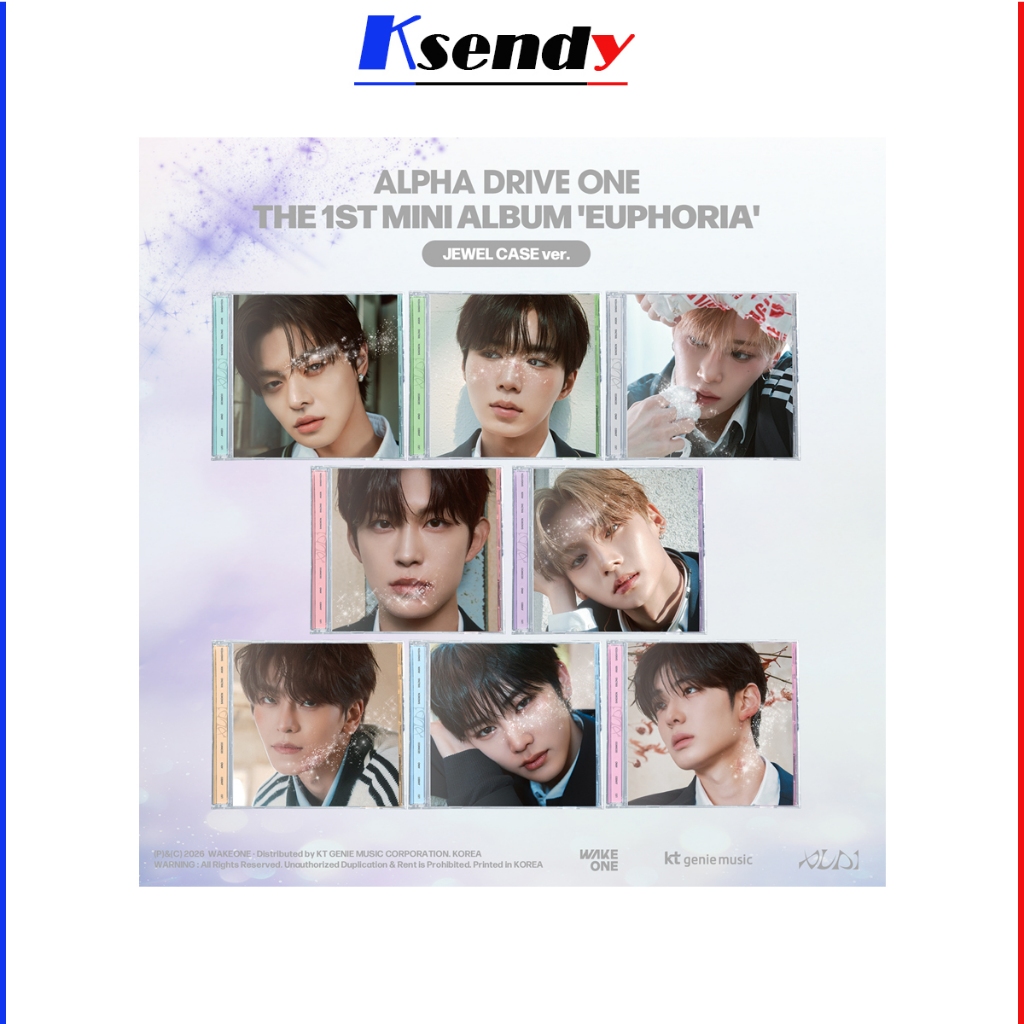 ALPHA DRIVE ONE 1st Mini Album [ EUPHORIA ] JEWEL CASE ver.( ชุด 8ea)