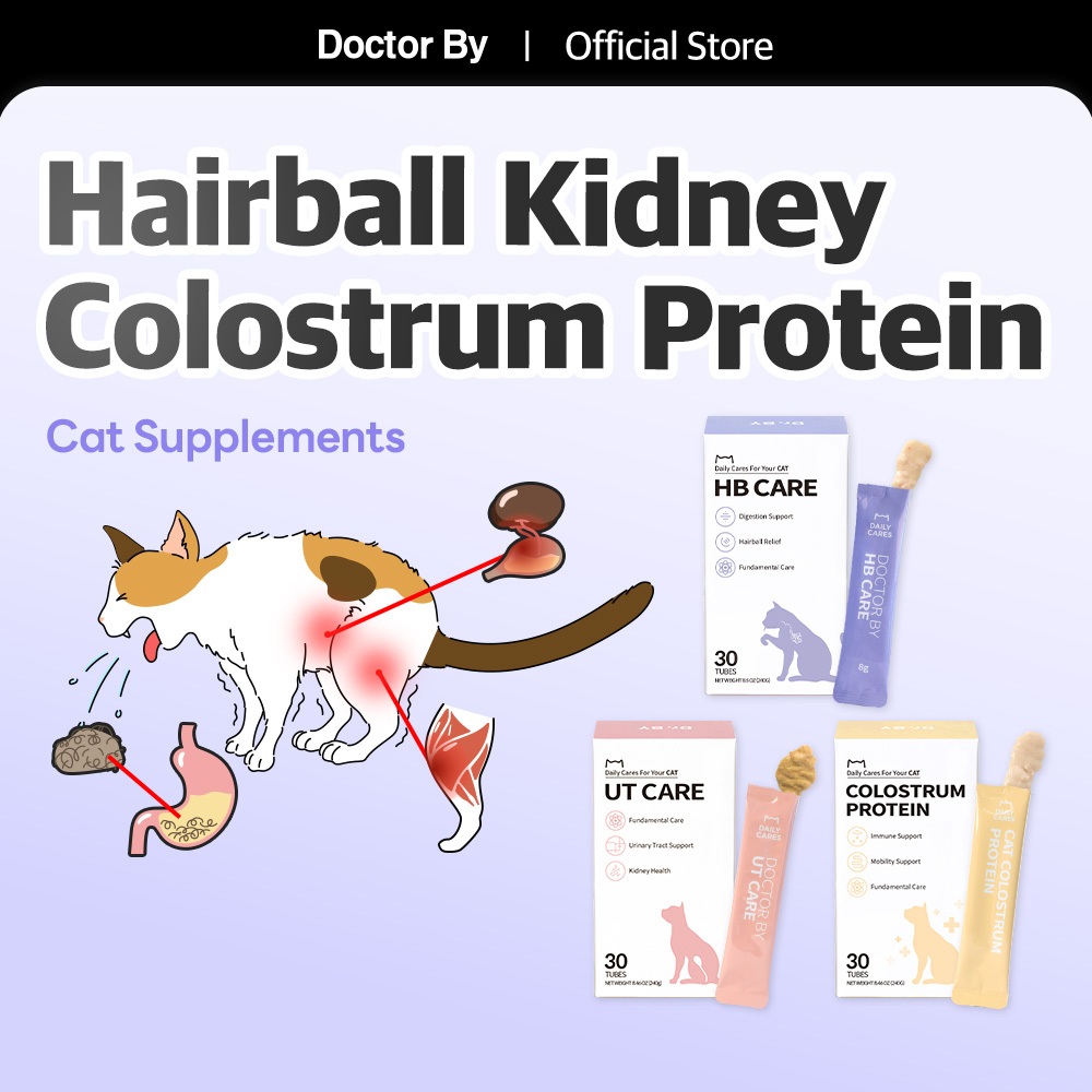 [Doctor By CAT LICKABLE SUPPLEMENTS] อาหารแมวแบบแท่ง แฮร์บอล นม แฮปปี้โคลอสต์ ปัสสาวะและอาหารเสริมดูแลช่องปาก