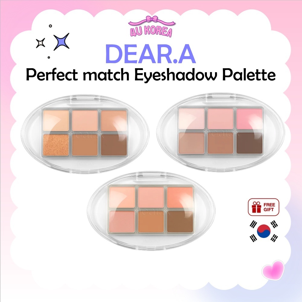 DEAR.A Perfect match Eyeshadow Palette - 3 Type / K-BEAUTY