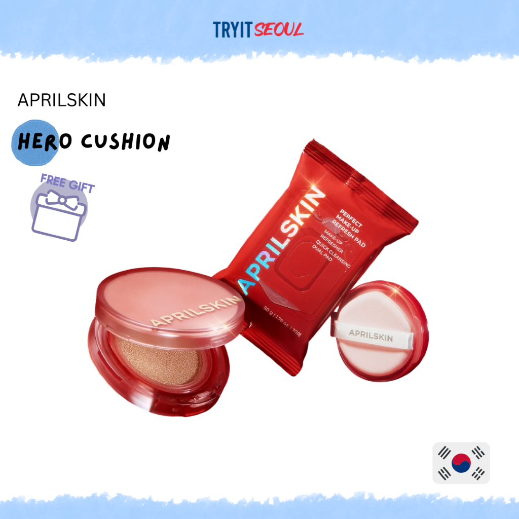 [APRILSKIN] Hero Cushion 12g (+Refill & Makeup Touch-up Pad)