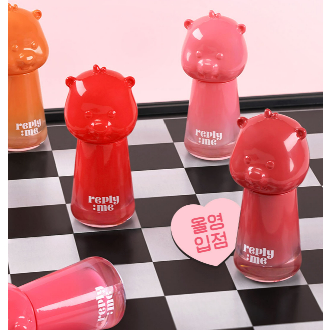 [Reply;me] Jannmang Glow Lip Tint 2.8ml Glass Shine Lip Tint Moisturizing Dewy Lip Color Korean Lip 
