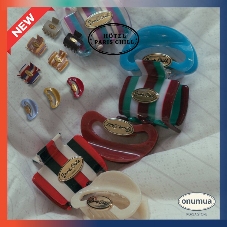 [Hotel827] กิ๊บติดผมคลาสสิค / พระจันทร์ครึ่งดวง (2 แบบ / 14 ตัวเลือก)