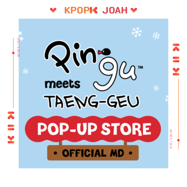 TAEYEON (SNSD) [PINGU X TAENG-GEU] POP-UP OFFICIAL MD (12th Feb.2026)