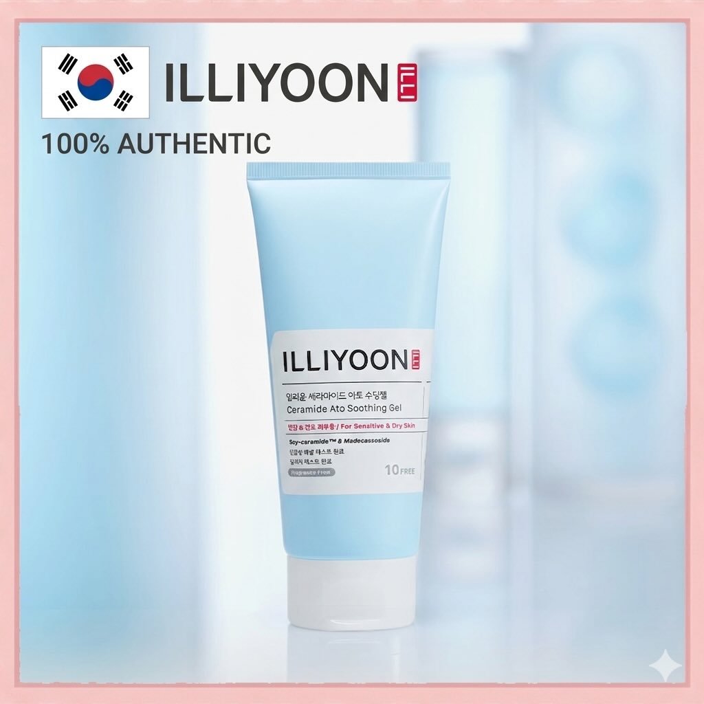[KOREA] Illiyoon Ceramide Ato Soothing Gel Hypoallergenic Cooling Moisturizer 175ml (+ของแถม)