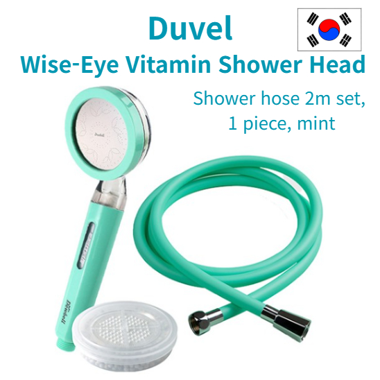 หัวฝักบัววิตามิน Duvel Showerae Wise-I + ชุดสายฝักบัว 2 ม. – Mint | วิตามินซีกรองฝักบัวอาบน้ําสําหรั