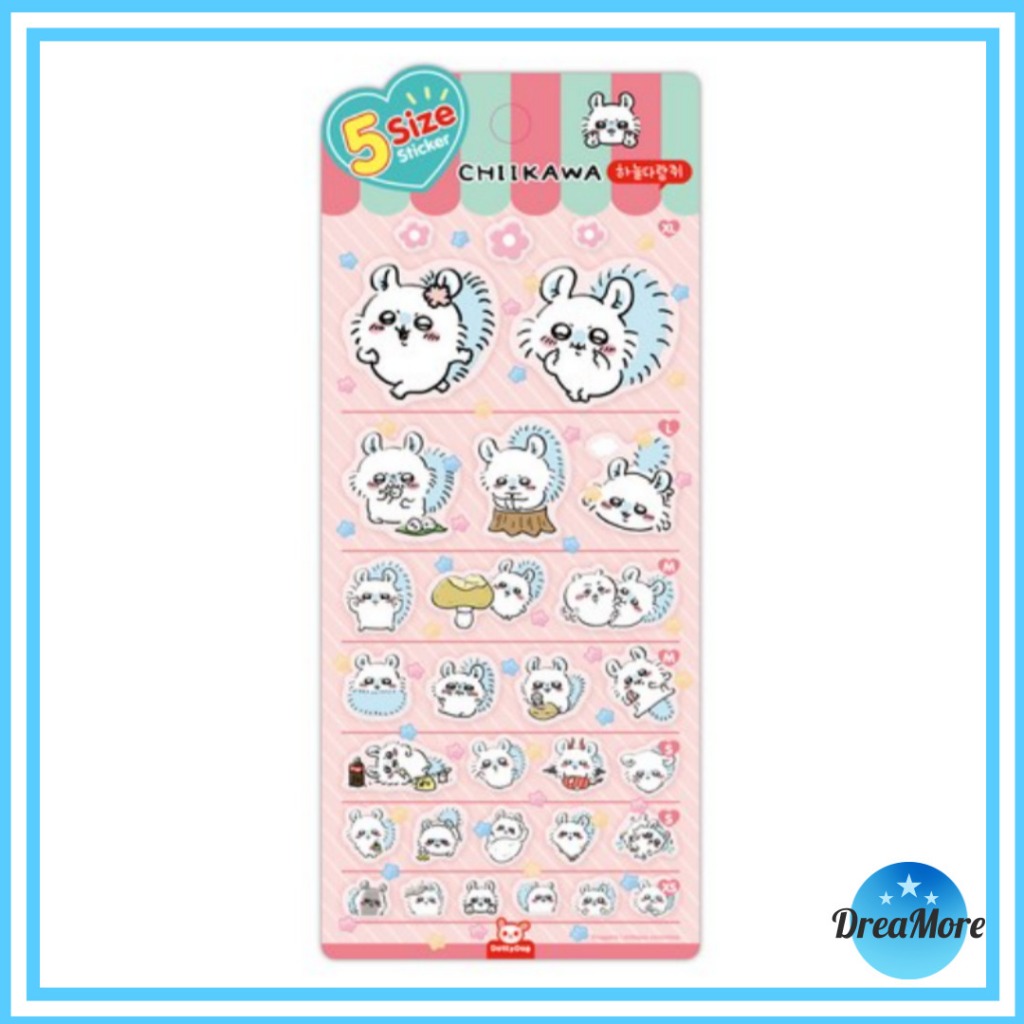 CHIIKAWA Momonga 5 Size Sticker / สติ๊กเกอร์กระรอกบินน่ารัก