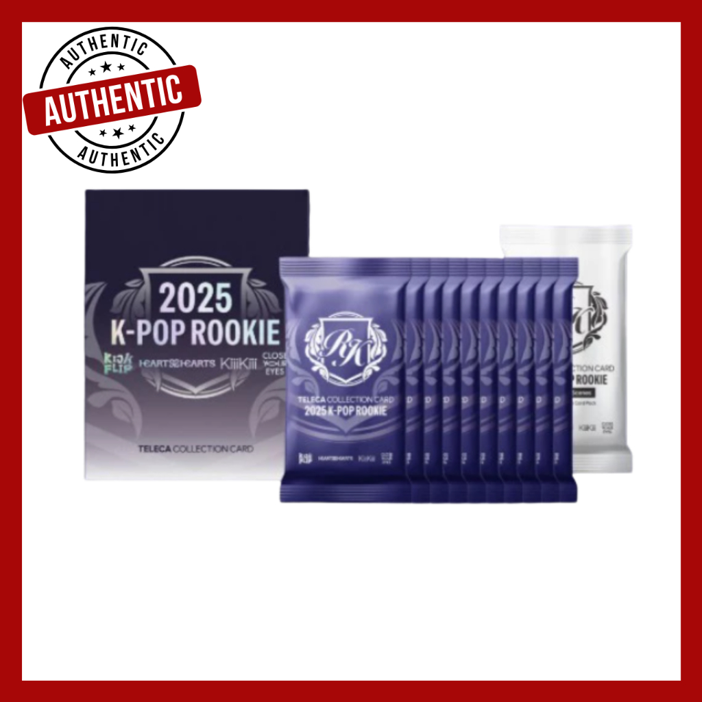 2025 K-POP ROOKIE TELECA COLLECTION CARD Vol.1 Booster Box / 2025 Limited Edition