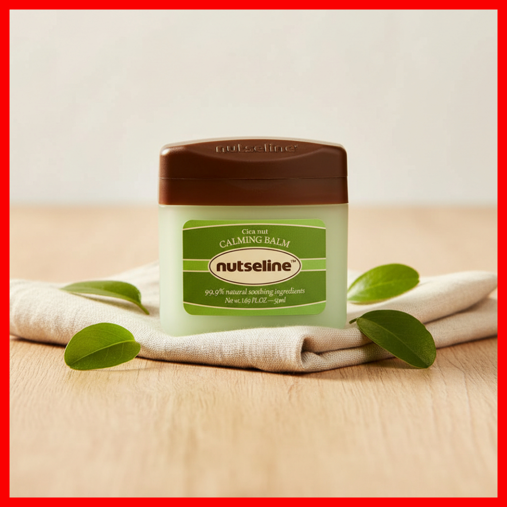 [ดีที่สุด] NUTSELIN Cica Nut Calming Balm 50ml, Soothing & Deep Moisturizing Skin Barrier Care