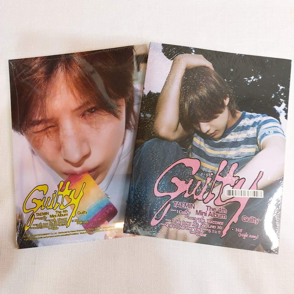 [TAEMIN] Guilty – มินิอัลบั้มที่ 4 (Photobook Ver. | Guilty / Rizz / ชุด)