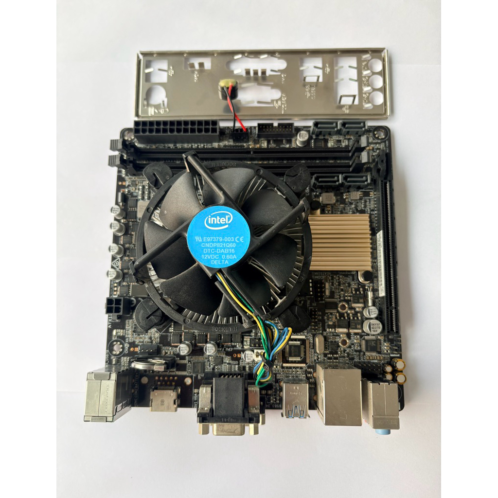 intel pentium G4560 พร้อมเมนบอร์ด H110I-plus 1151