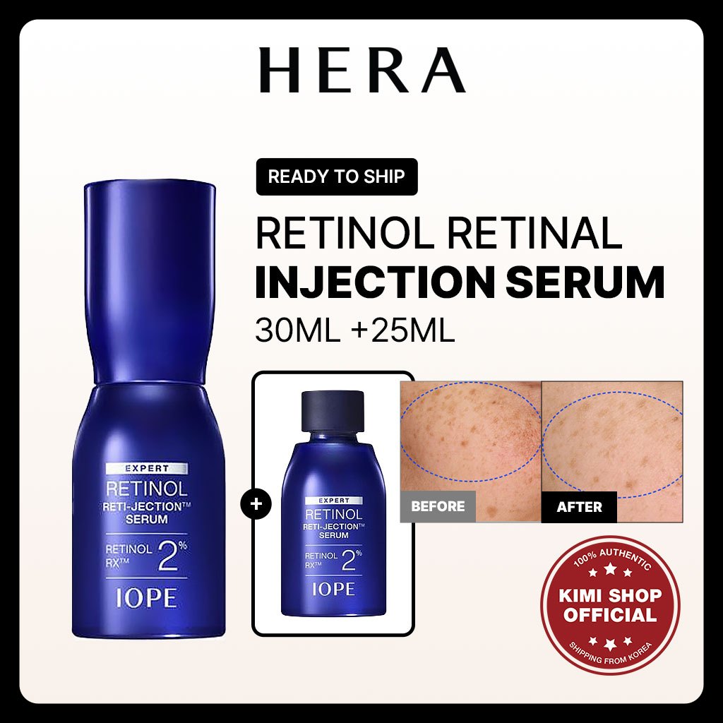 [IOPE] Retinol RetiJection Serum Special Set 30ml+25ml Collagen Booster Spicule Reti-Jection