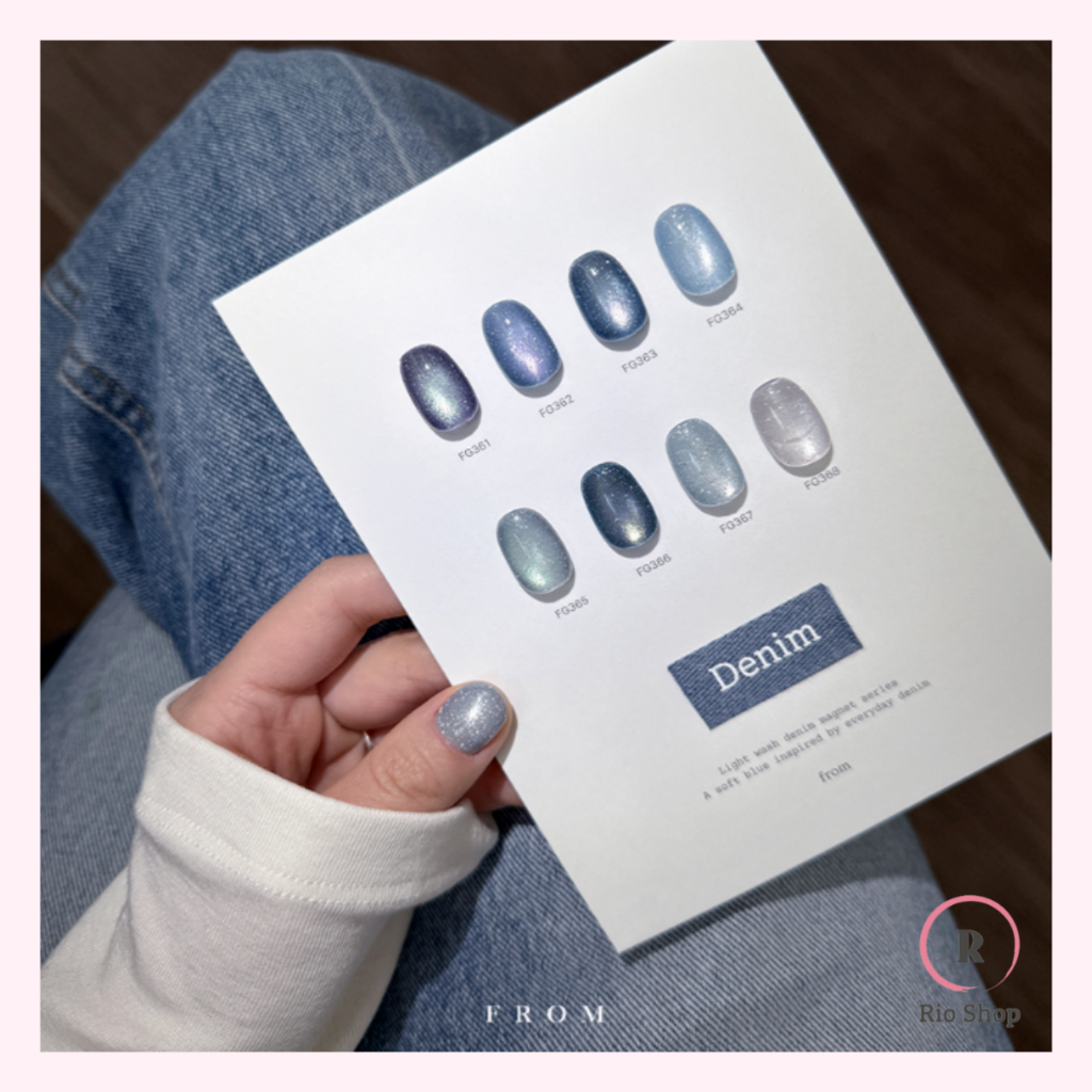 จาก The Nail Denim Magnetic Gel – เซต 8 สี