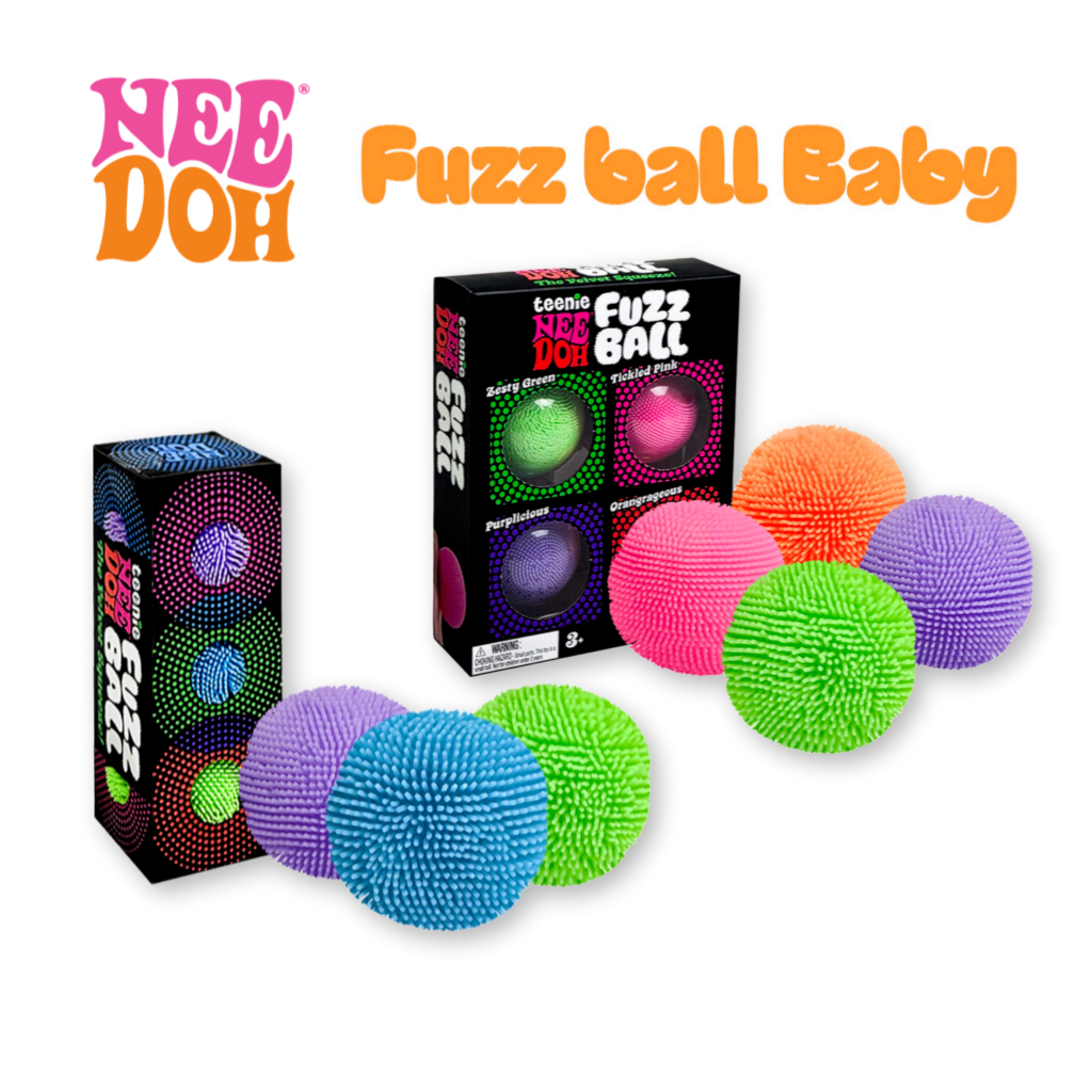 NeeDoh Baby Fuzz Ball Set 3P / 4P | ลูกบอลบีบคลายเครียด | ของเล่นบีบ Squishy