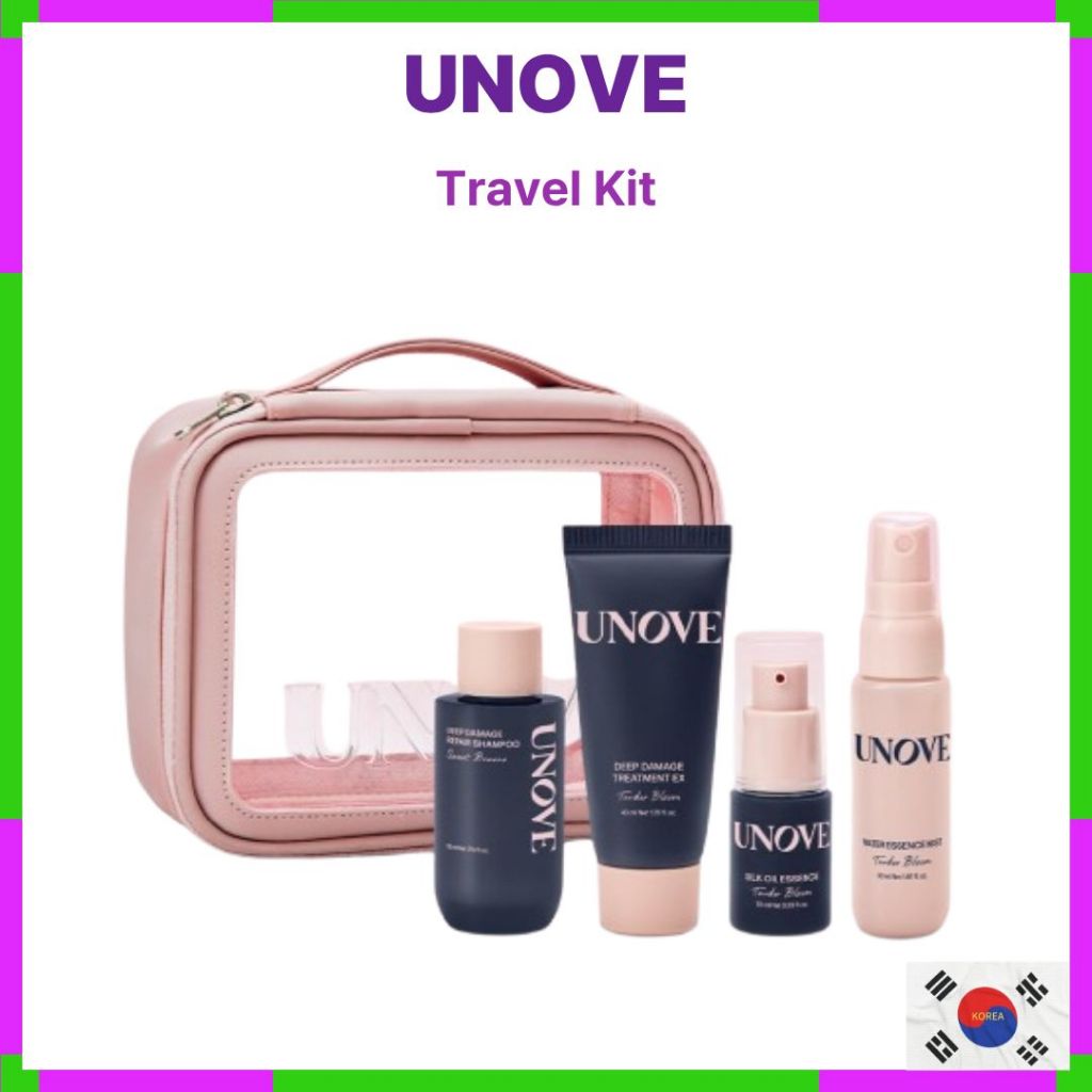 UNOVE Travel Kit - Intensive Care Travel Kit สําหรับผมเสียอย่างรุนแรง Shine Moisture & Hair Care