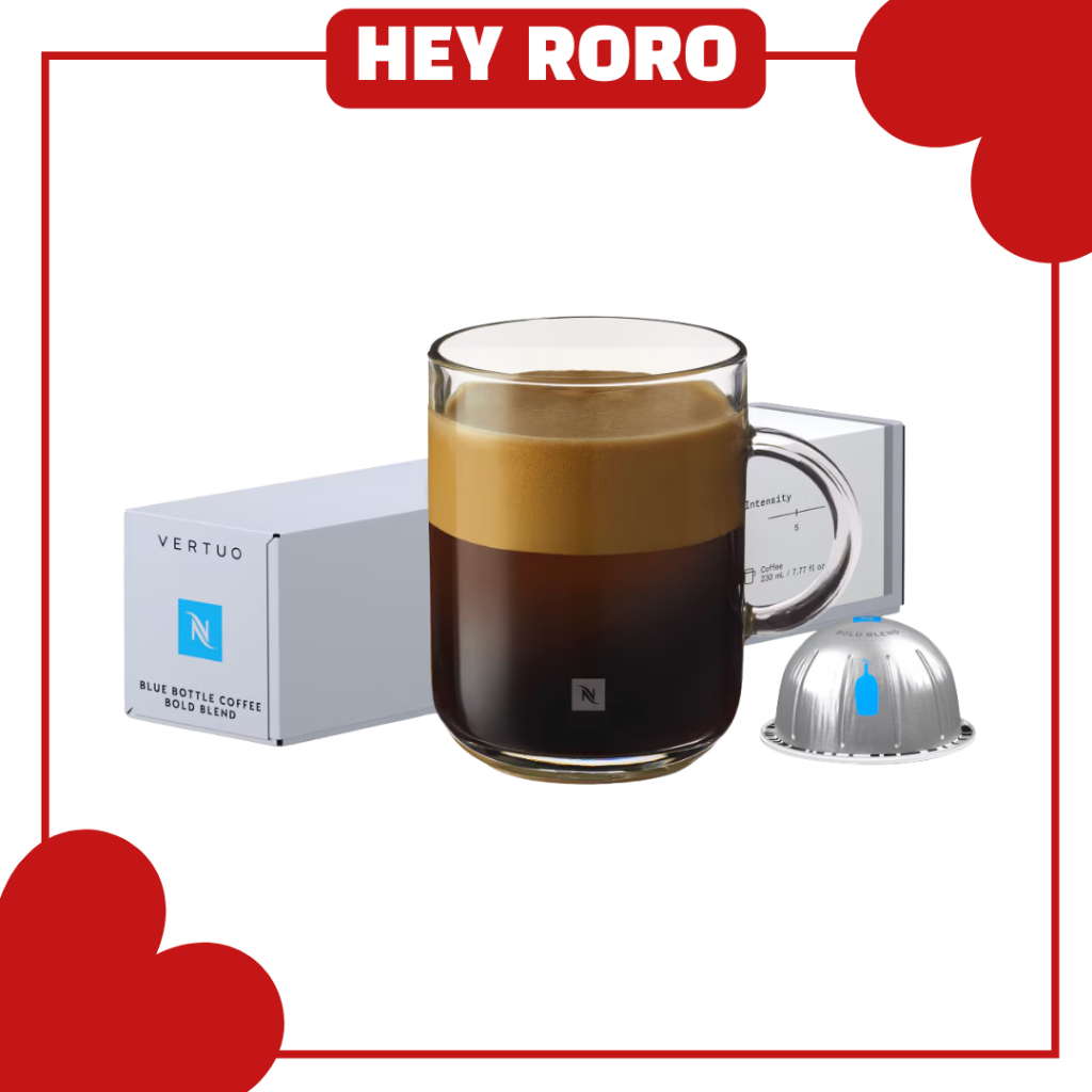 (ใหม่) แคปซูลกาแฟ Nespresso Blue Bottle Bold Blend Veruto 230ml