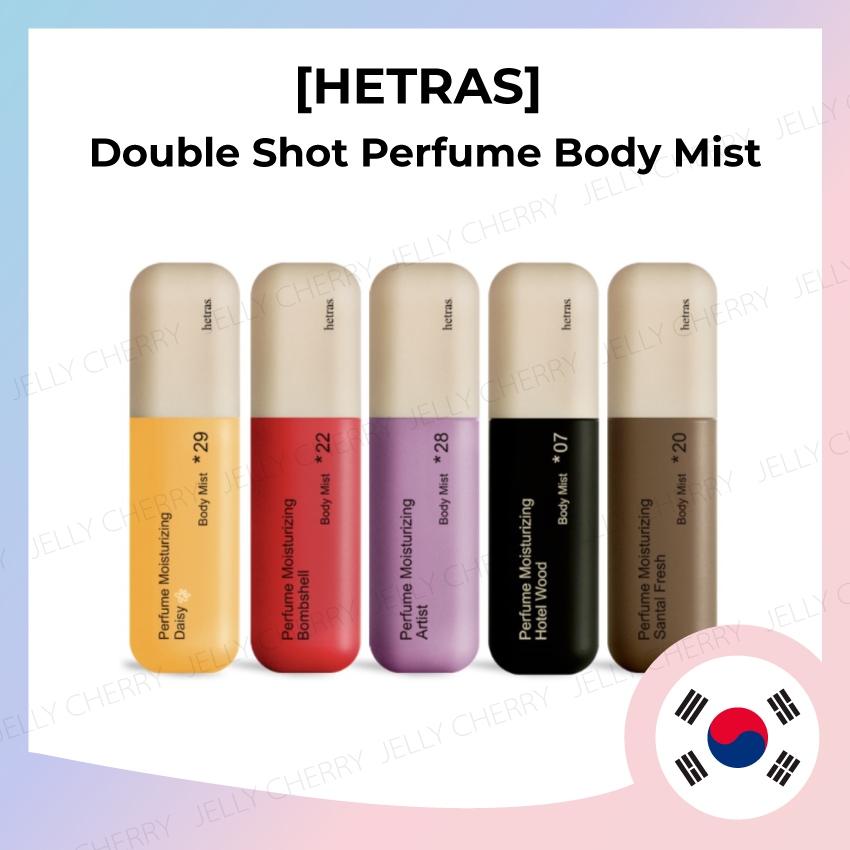[ hetras ] Double Body Mist 120ml 5 กลิ่น ใหม่! เดซี่