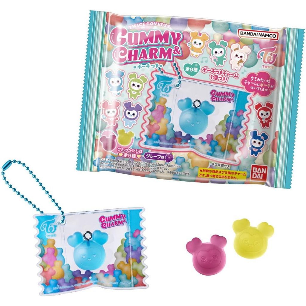 [MERCH] TWICE LOVELYS Gummy & Charms + พวงกุญแจสุ่ม