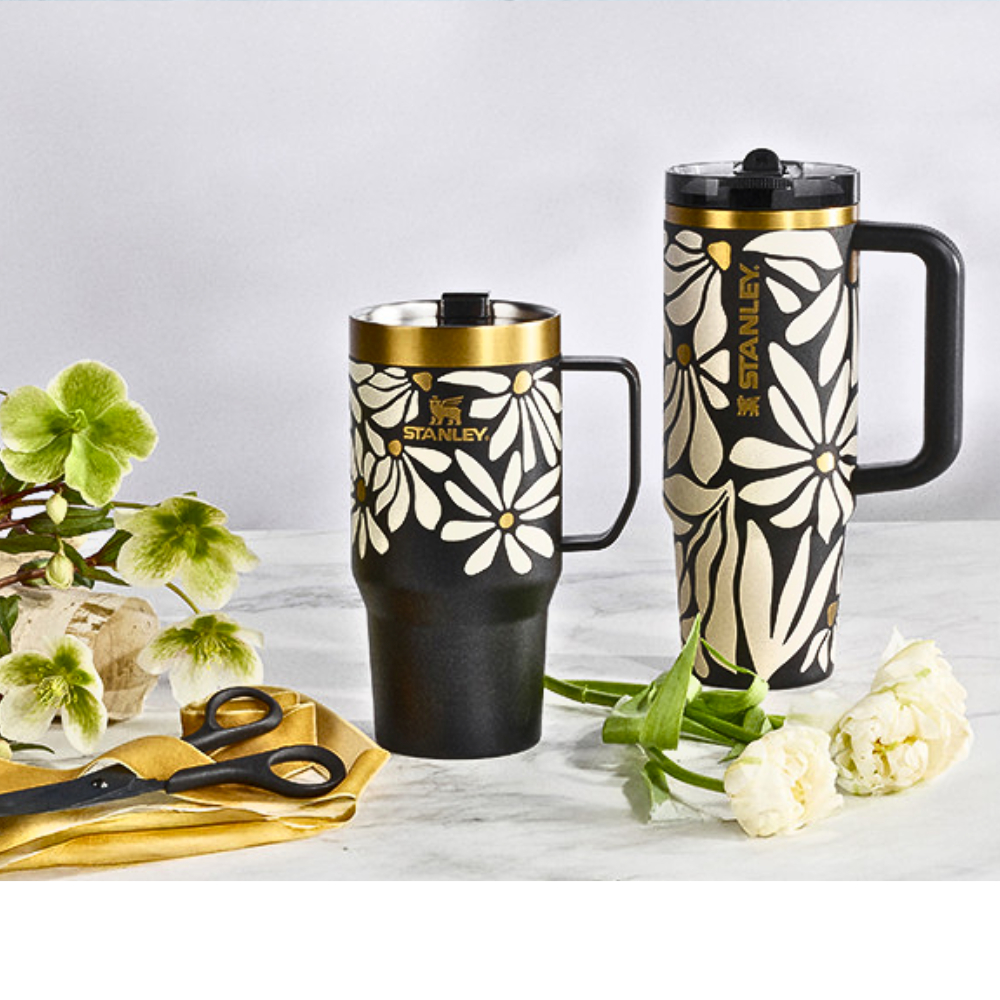 STANLEY Wild Blooms Everyday Suburban Mug 24oz 709ml Quencher ProTour 30oz 887ml Set