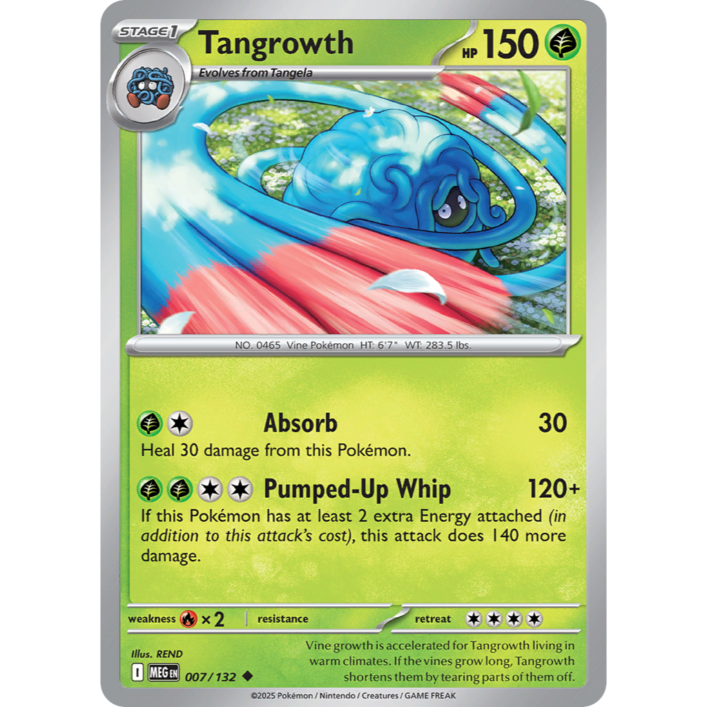 [โปเกมอน TCG] [Mega Evolution: Mega Evolution] Uncommon RH Tangrowth