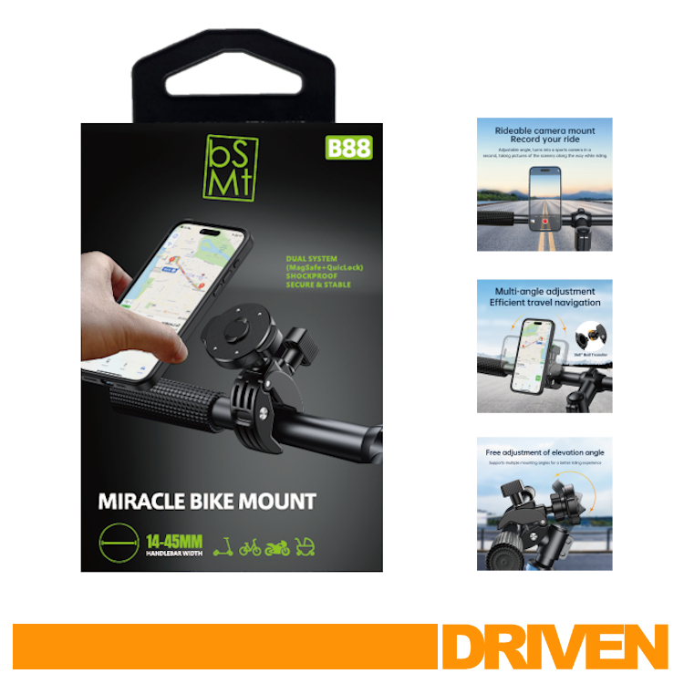 BSMT Miracle Bike Mount B88 MagSafe + QuicLock