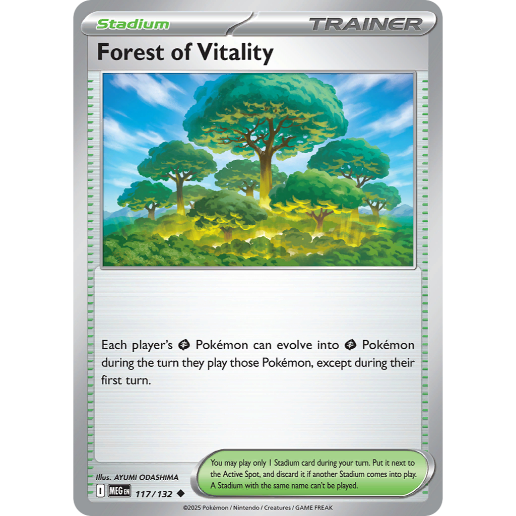 [Pokemon TCG] [Mega Evolution: Mega Evolution] Trainer Card Uncommon Forest of Vitality