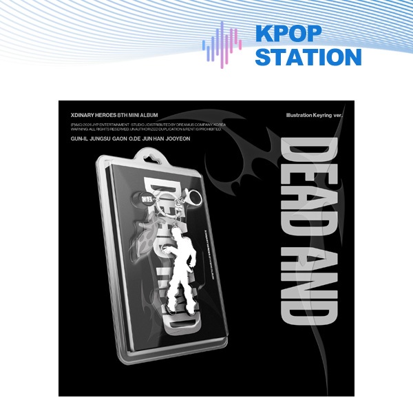 Xdinary Heroes - มินิอัลบั้มที่ 8 [DEAD AND] พวงกุญแจภาพประกอบ ver.