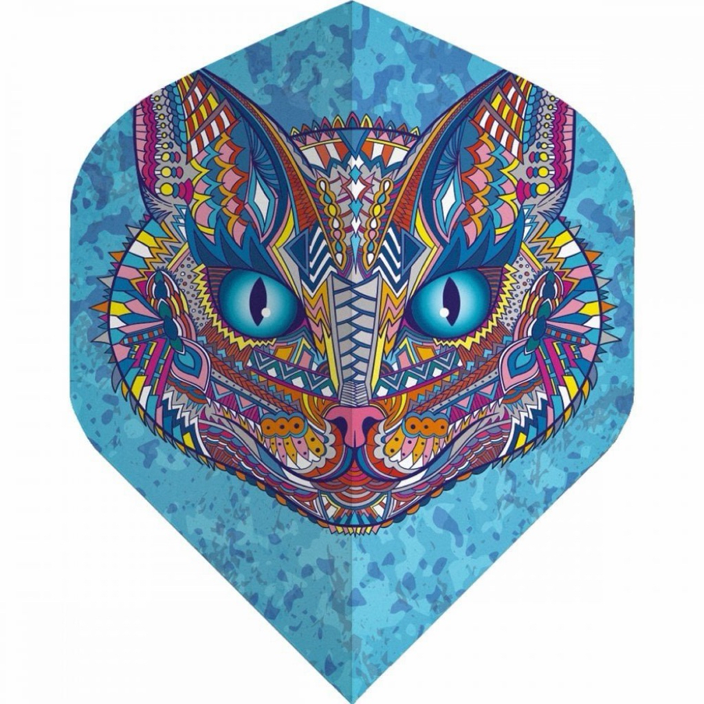 Designa Cat Flights [มาตรฐาน] • 100 ไมครอน • Dart Flights • SGDARTS