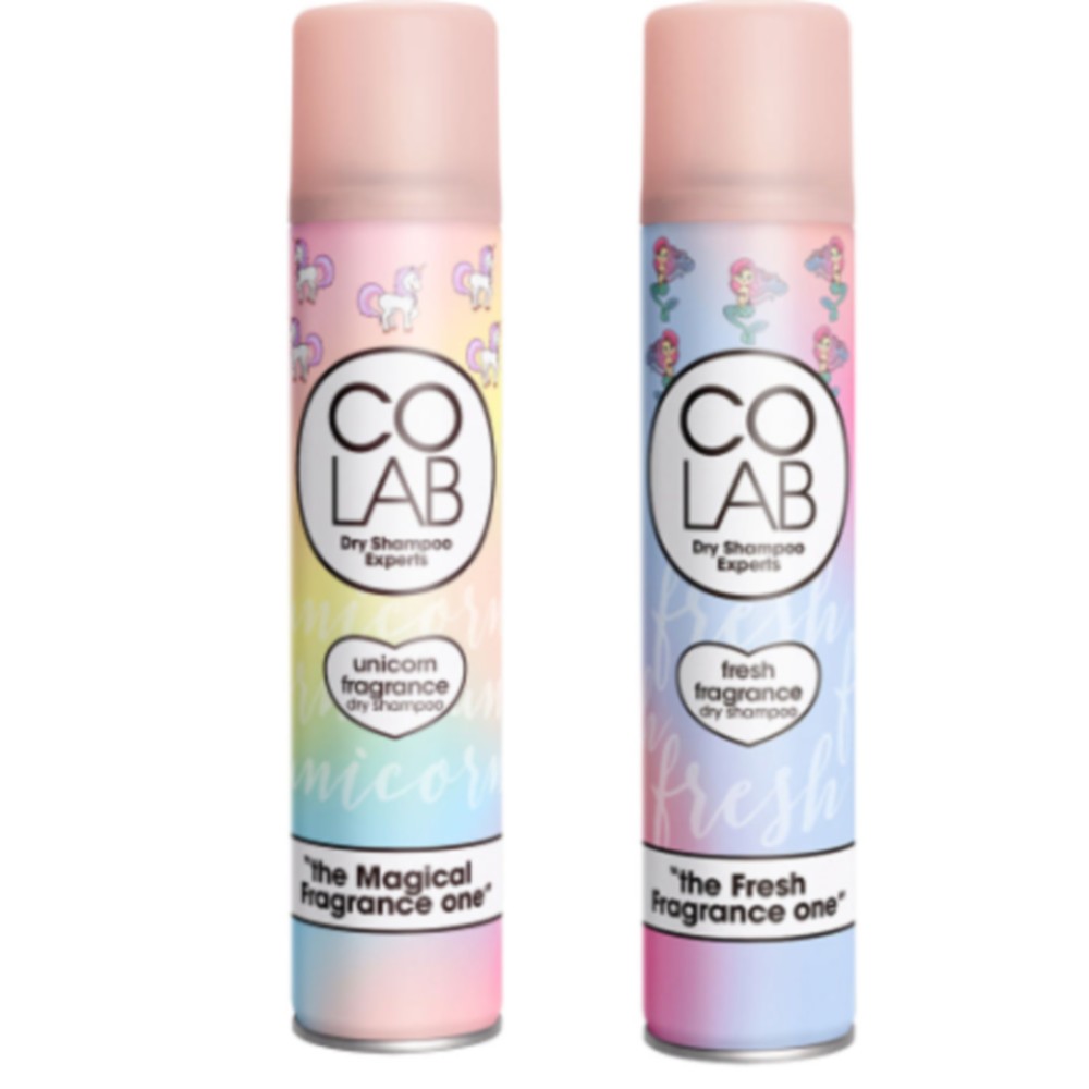 COLAB Unicorn Dry Shampoo 200ml x2 Set Waterless Oil Care Hair Refresh