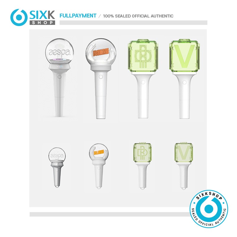 SM ARTIST LIGHT STICK + LIGHT KEYRING SET (AESPA, RIIZE, NCT 127, NCT DREAM, NCT WISH, WAYV )