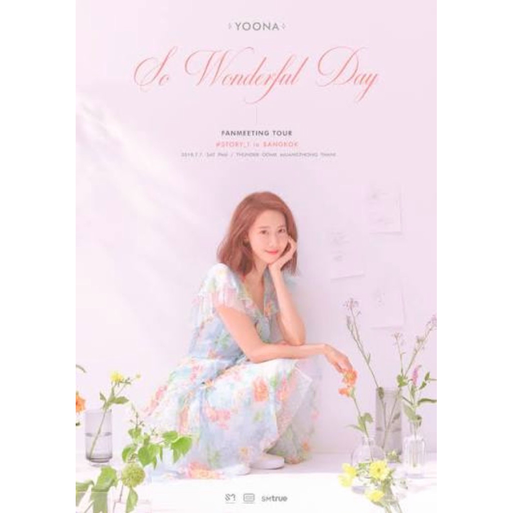 (Used) Poster Yoona – So Wonderful Day Fanmeeting Tour (Bangkok)