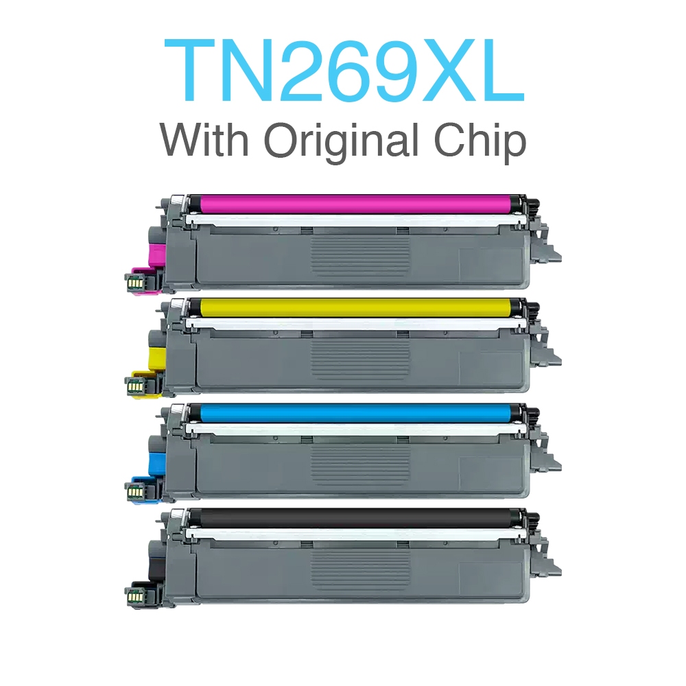 TN-269XL ตลับหมึกพร้อมชิป (สําหรับเครื่องพิมพ์ Brother ใช้ TN269 CMYK)