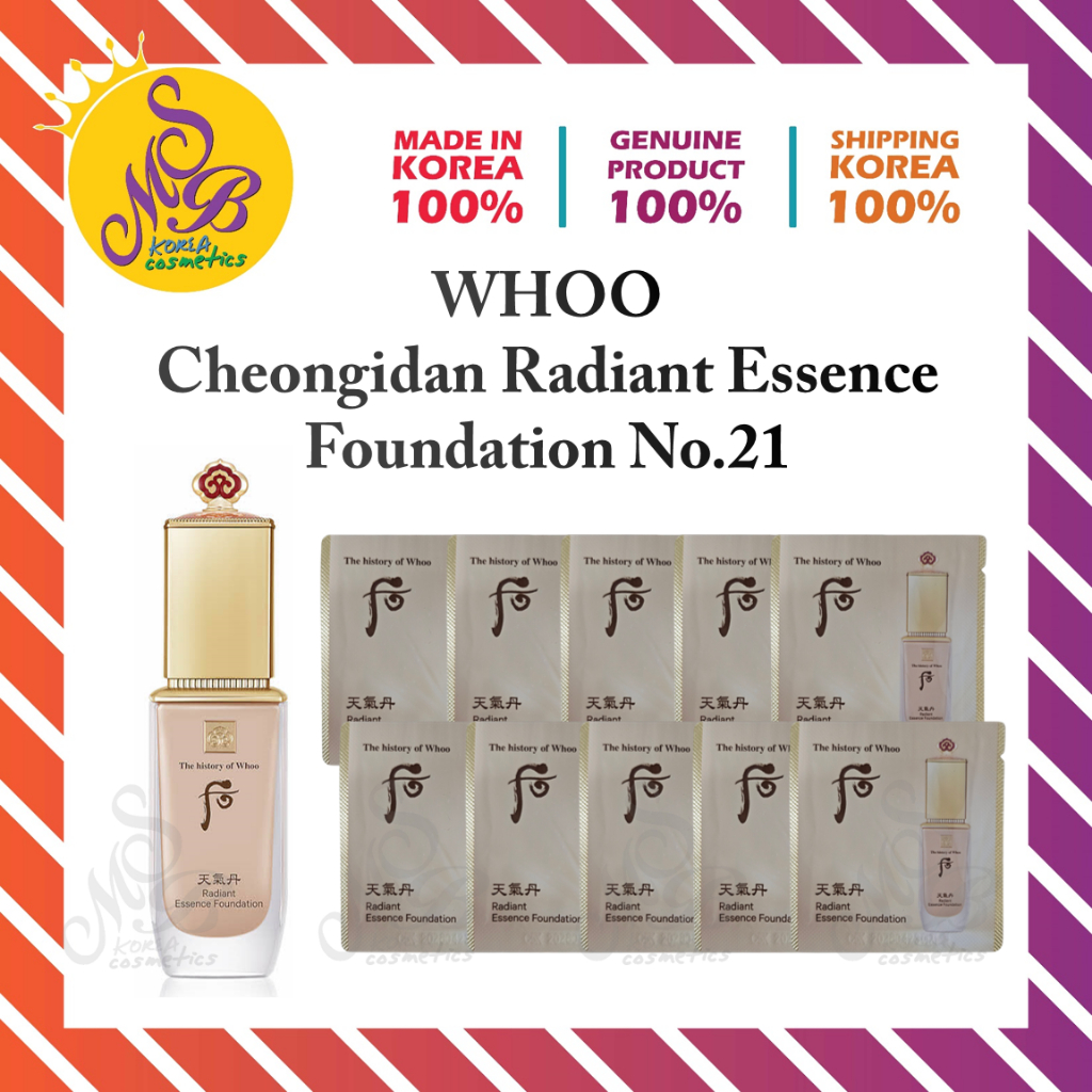 Cheongidan Radiant Essence Foundation No.211ml (TravelSize เครื่องสําอางเกาหลี)