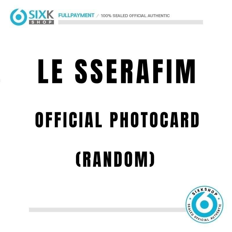 (ONLY POB) LE SSERAFIM OFFICIAL PHOTOCARD