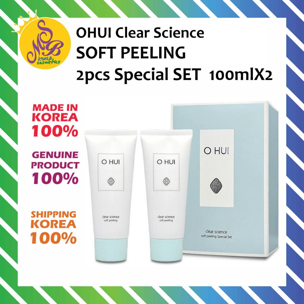 OHUI Soft PEELING 2 ชิ้น Special SET 100ml*2 (เครื่องสําอางเกาหลี)