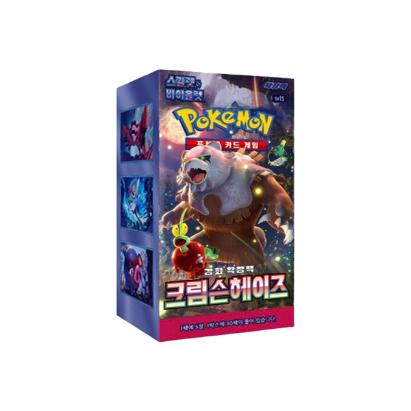 [POKÉMON] การ์ด TCG Scarlet & Violet Enhanced Expansion กล่องบูสเตอร์ปิดผนึกเกาหลี | Crimson Haze