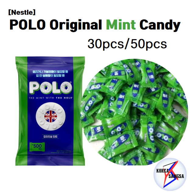 [Nestle] POLO ลูกอมมิ้นต์ดั้งเดิม 30 ชิ้น/50 ชิ้น