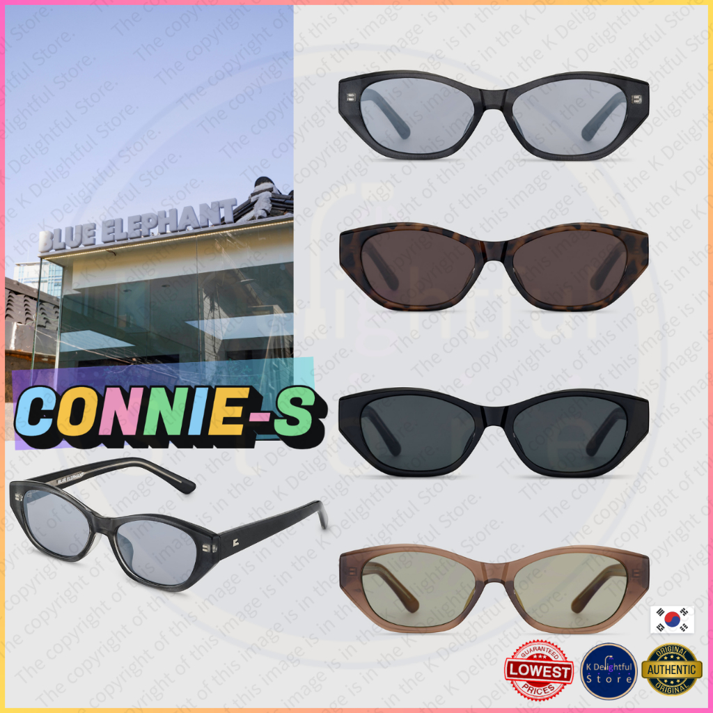 [blue elephant] CONNIE-S /แว่นกันแดดช้างน้ําเงิน /BLOCKS 99% OF ULTRAVIOLET (UV) RAYS RANGING จาก 100 ถึง 400 NM.