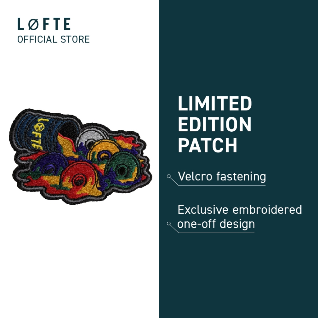 LOFTE พิษหกปัก Velcro Patch สําหรับกระเป๋าเป้สะพายหลังนักกีฬายิม Hyrox กีฬาท่องเที่ยวกลางแจ้งทหารยุท