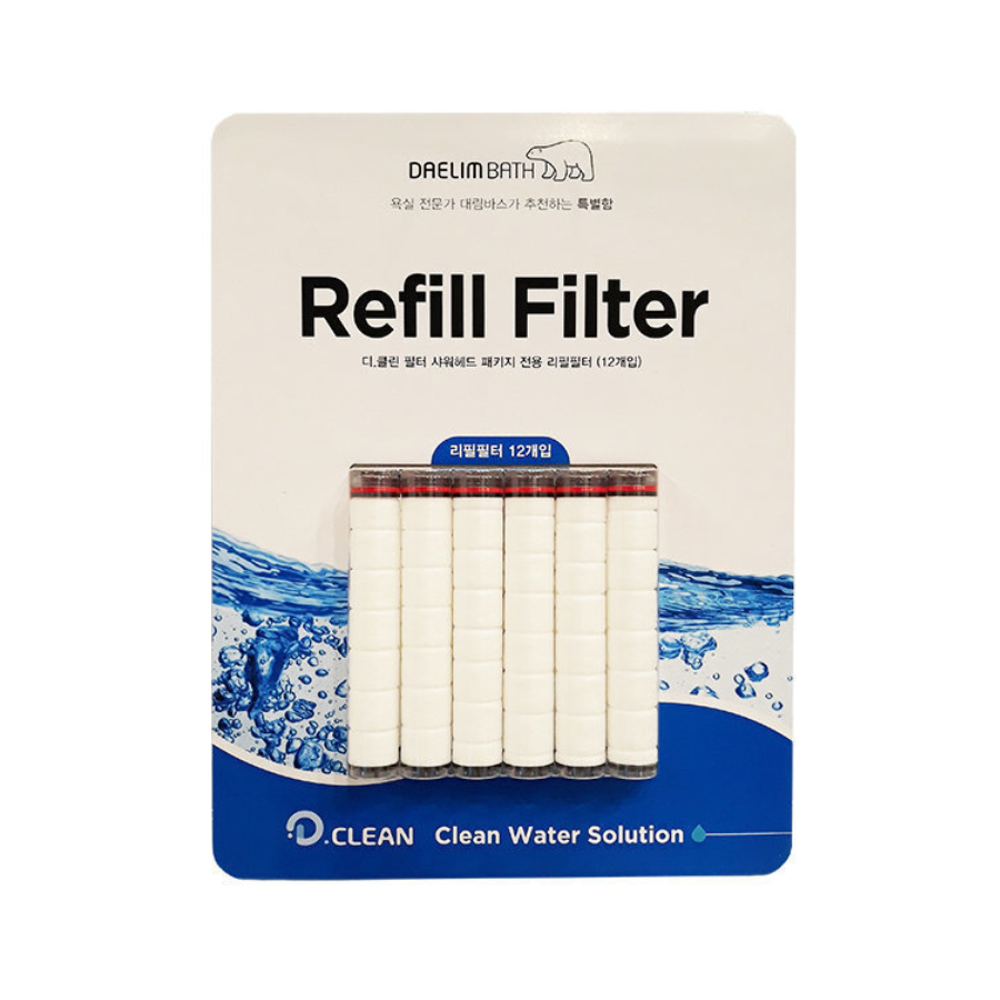 Daelim D-Clean Shower Filter รีฟิล 12 ชิ้น