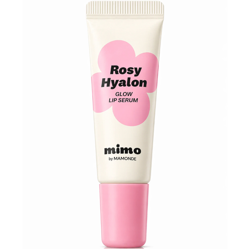 Mimo Rosy Hyalon Glow Lip Serum Moisturizing Glossy Lip Care 10ml