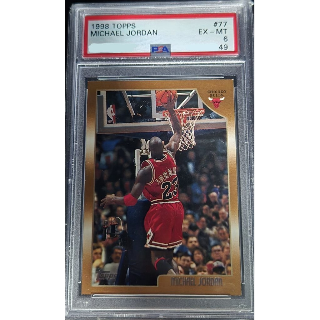 PSA 6 1998 Topps Michael Jordan