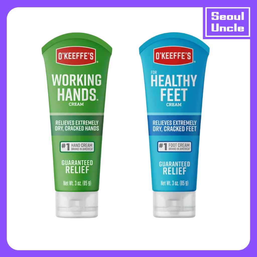 [OKEFFES] Working Hands Cream 85g / Healthy Feet Cream 85g