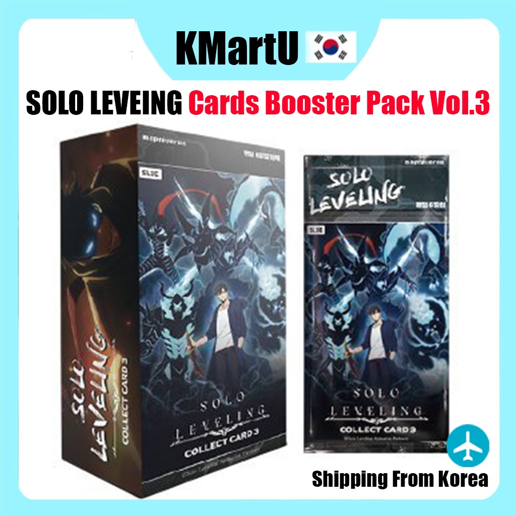 [SOLO LEVELING] 2026 TCG การ์ดสะสม Booster Pack – Vol.3 (ฉบับภาษาเกาหลีดั้งเดิม) | กล่องบูสเตอร์ปิดผนึก