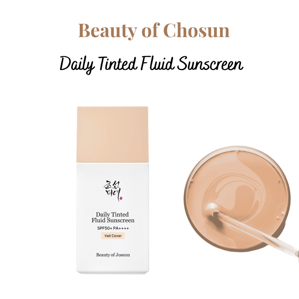 [ความงามของ Joseon] Daily Tinted Fluid Sunscreen CollectionSPF50+ PA+++ – Lightweight Tone-Blending Sun Care