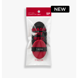 [TIRTIR] Soft Shell Cushion Red Puff (5P)