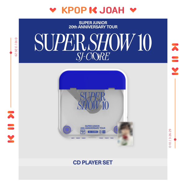 (CD PLAYER SET) SUPER JUNIOR 20th Anniversary Tour [SUPER SHOW 10] SJ-CORE in SEOUL MD (1st Jul.2026