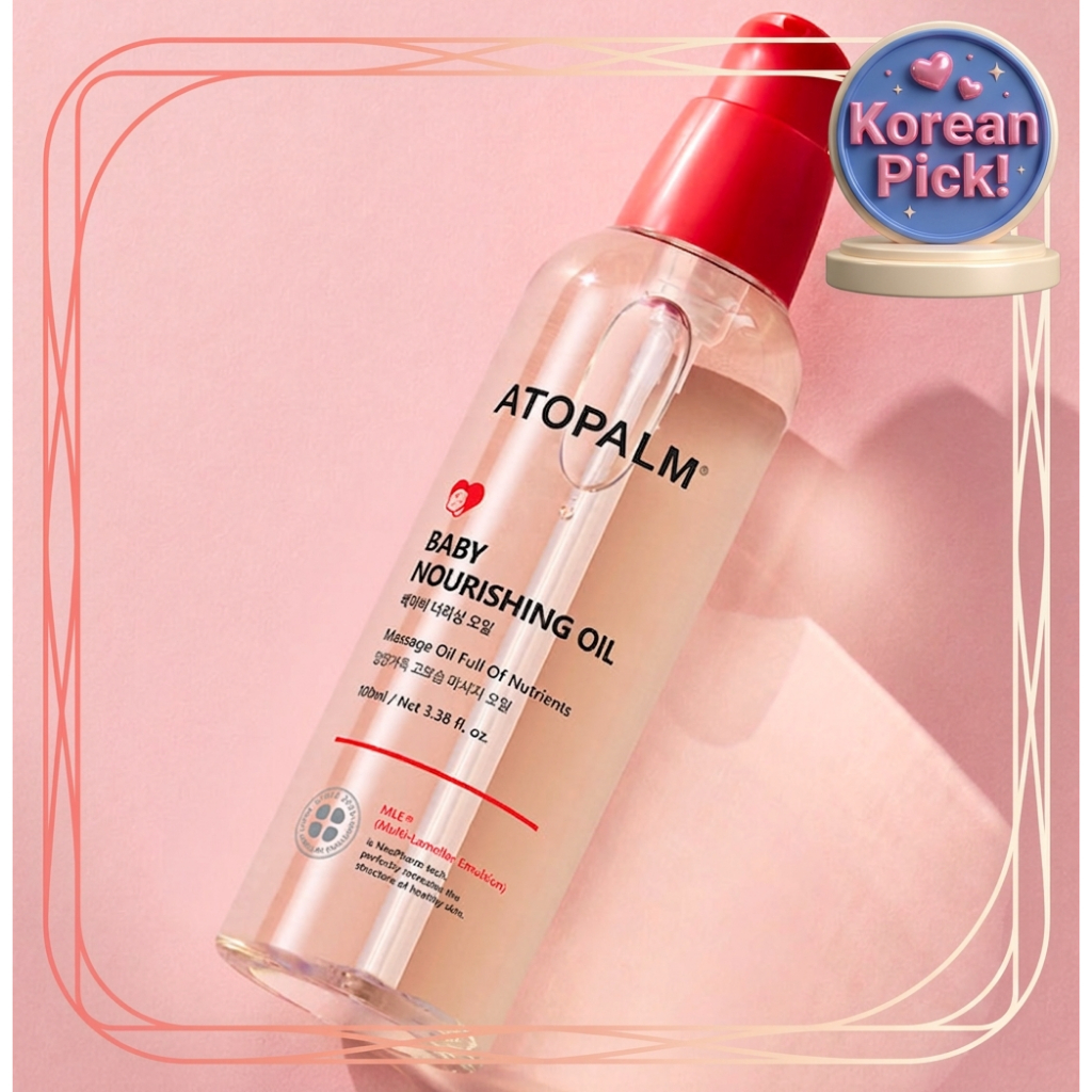 [ATOPALM] Baby Nourishing Oil, 100ml, 1pc / Korean Baby Oil / Gentle Massage Oil / ของแท้ 100% โดย K